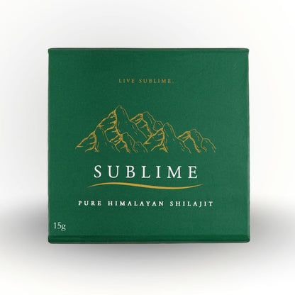 Sublime Pure Himalayan Shilajit Resin - 15g