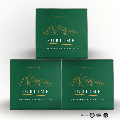 Sublime Pure Himalayan Shilajit Resin - 15g