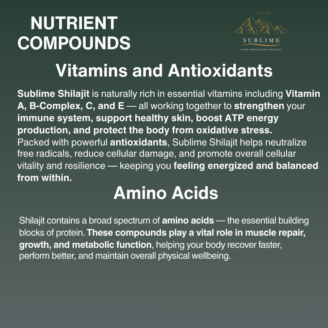 Sublime Pure Himalayan Shilajit Resin - 15g